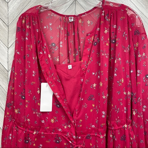 Uniqlo Joy of Prints Chiffon 3/4 dress - Picture 10 of 12